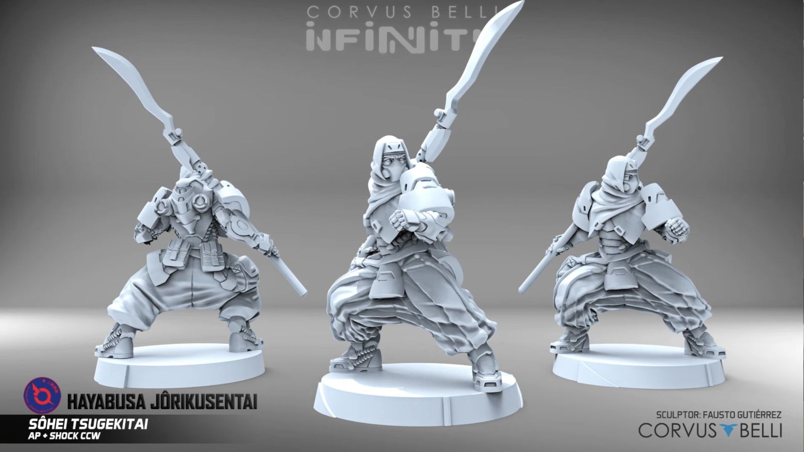 Infinity Sohei Close Combat Weapon Render