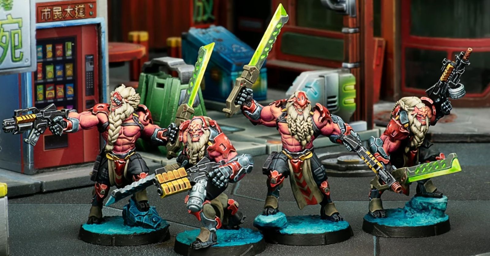 Corvus Belli Infinity Daturazi Witch Soldiers Diorma  Example