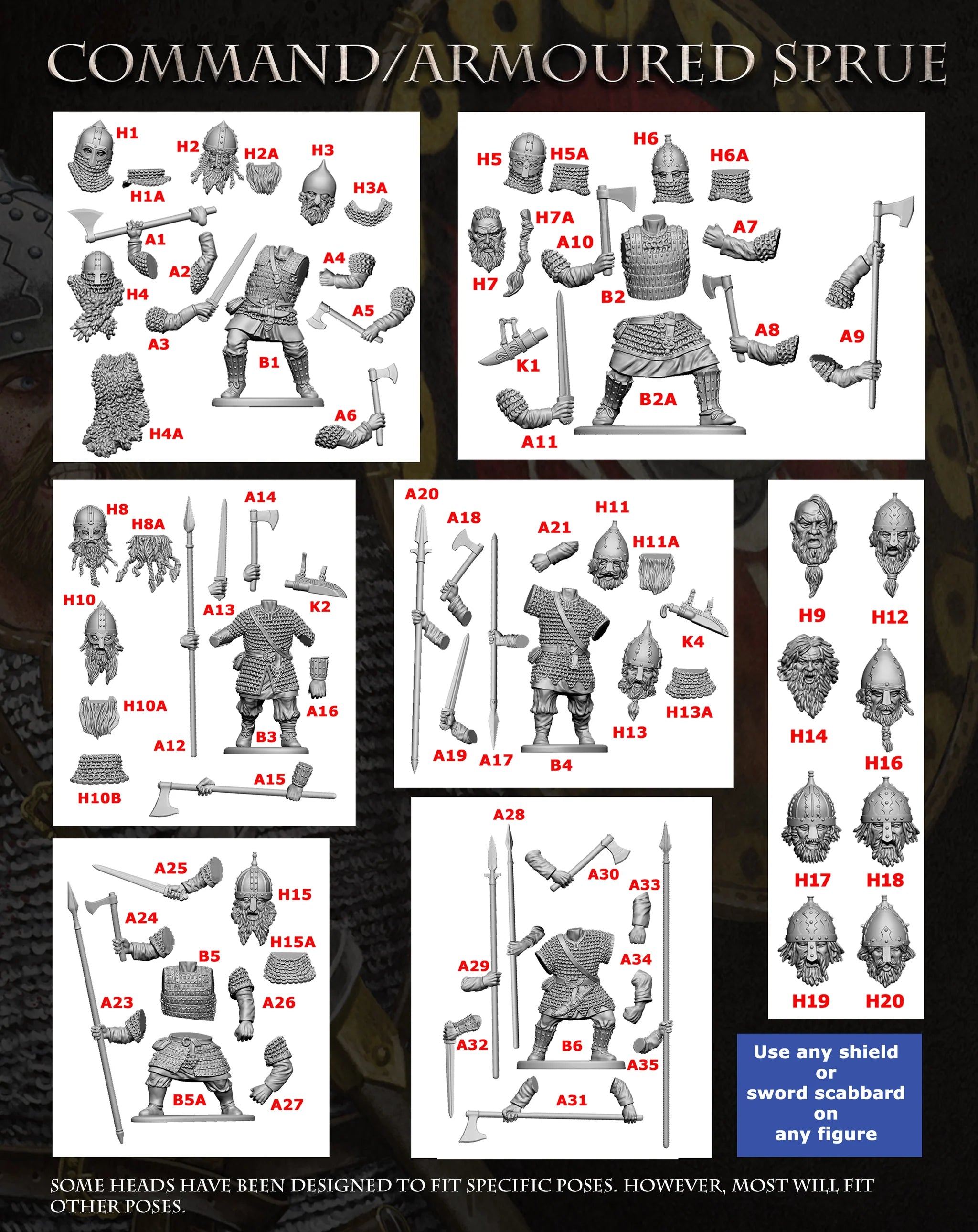 Instructions Armoured Warriors From Victrix Ltd Pillage Rus Warband 28mm Scale