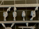 Dark Age Irish Warriors, 28 mm Scale Model Plastic Figures Head Options Close Up