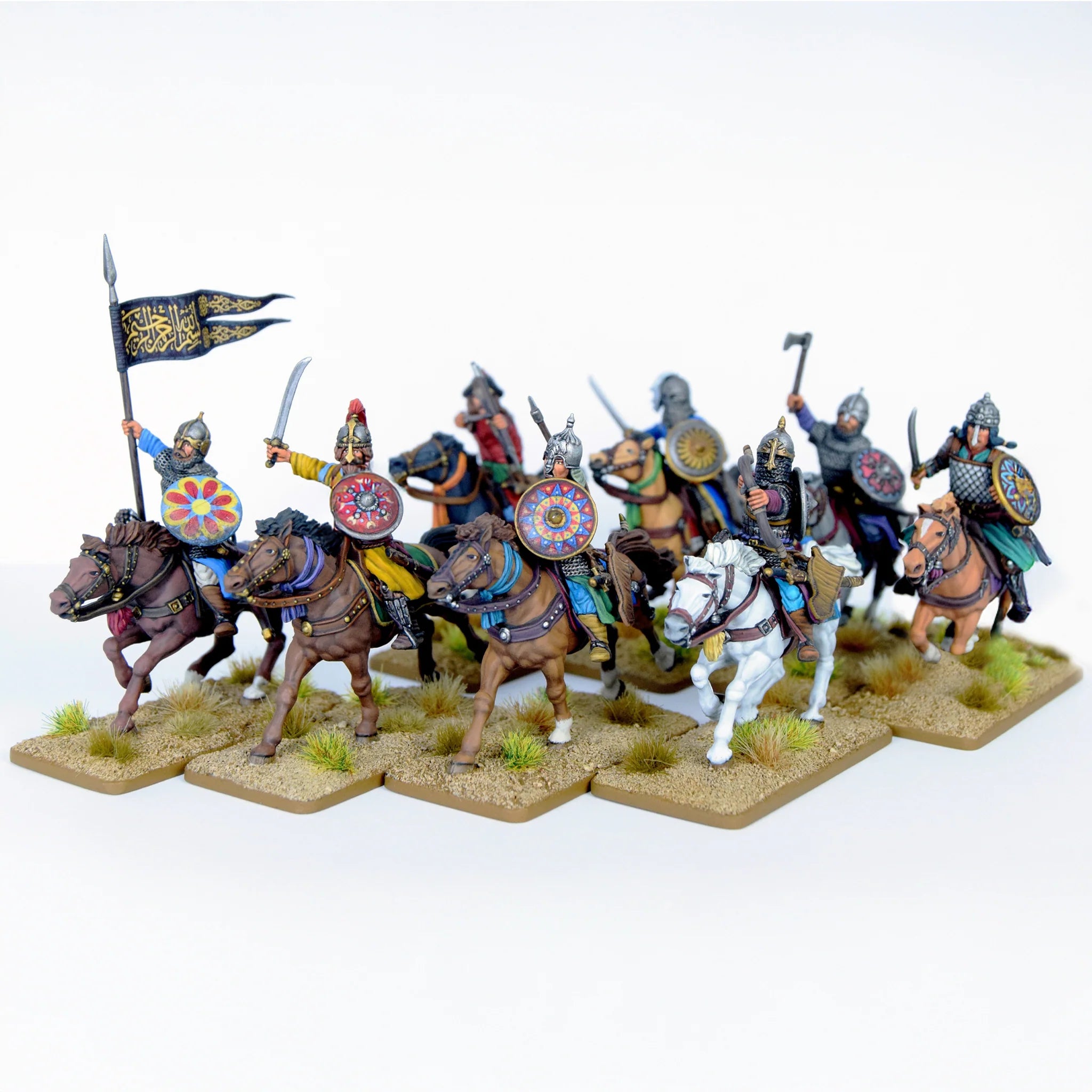 Islamic Cavalry, 28 mm Scale Model Plastic Figures