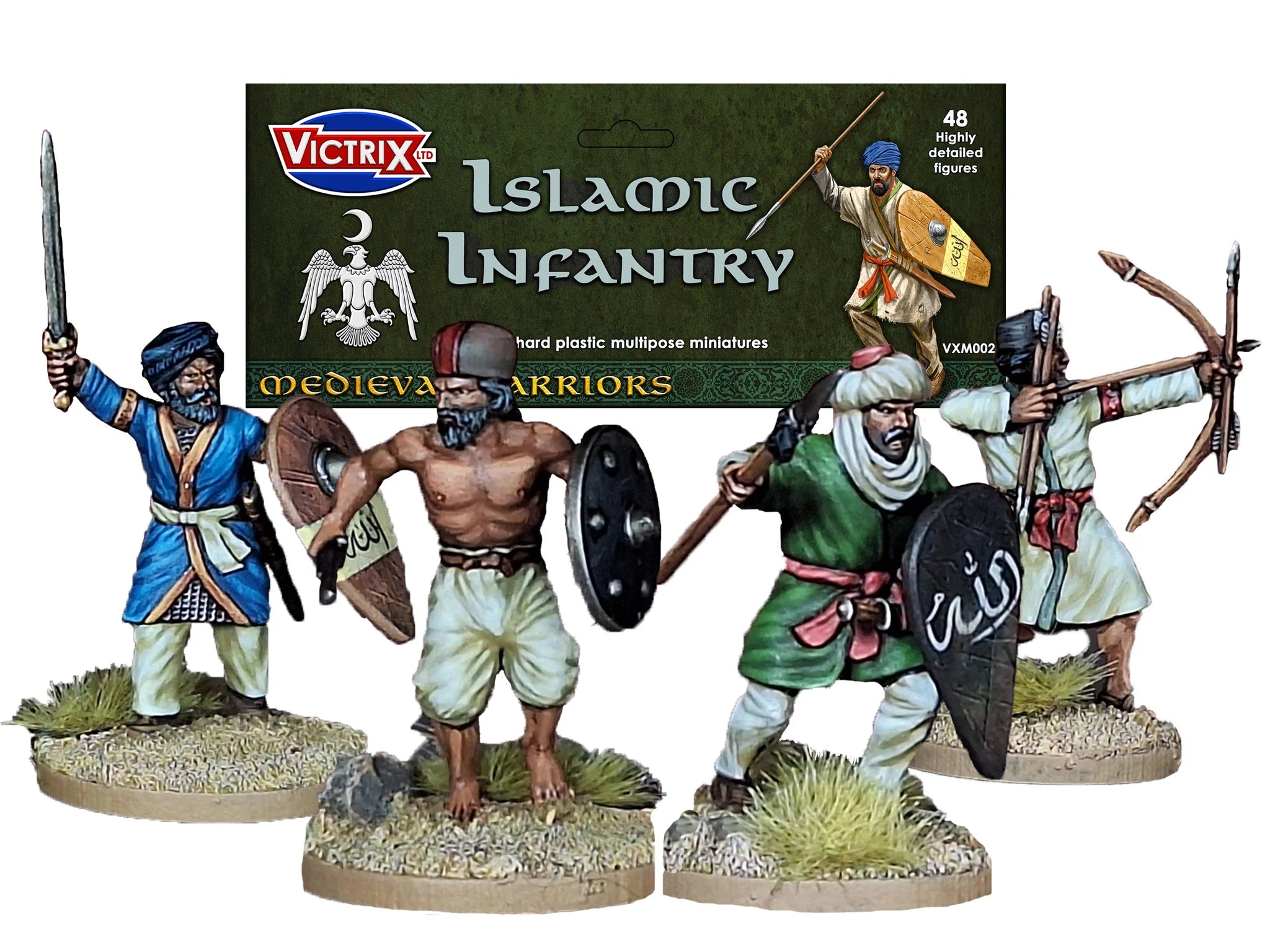 Islamic Infantry, 28 mm Scale Model Plastic Figures