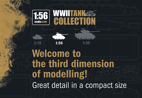 Italeria Scale comparison for WWII Tank Collection