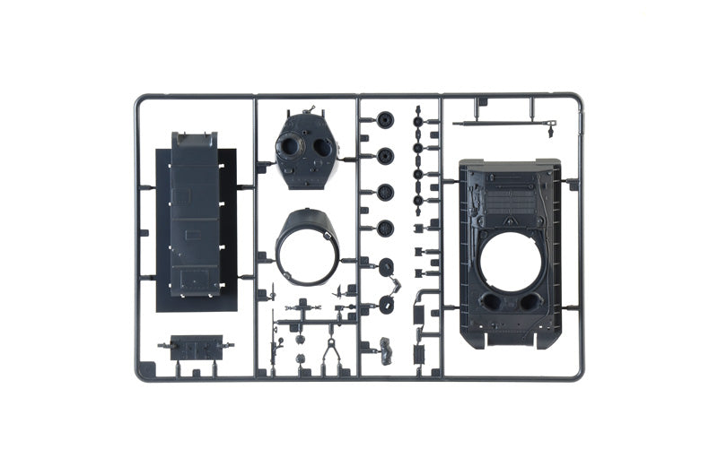 Parts sprue layout C of Italeri M4A3E8 Sherman Model Kit
