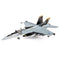 Boeing F/A-18F Super Hornet, VFA-103 Jolly Rogers, 75th Anniversary, 2018, 1:144 Scale Diecast Model Left Front View