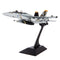 Boeing F/A-18F Super Hornet, VFA-103 Jolly Rogers, 75th Anniversary, 2018, 1:144 Scale Diecast Model Left Front On Stand