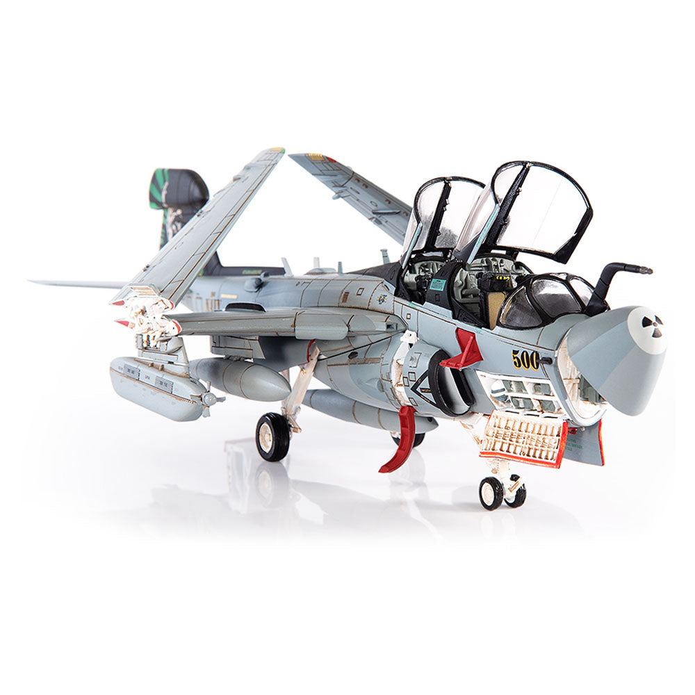 Northrop Grumman EA-6B Prowler VAQ-209 “Star Warriors” 2010, 1:72 Scale Diecast Model Right Front View Close Up