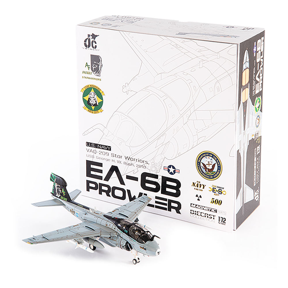 Northrop Grumman EA-6B Prowler VAQ-209 “Star Warriors” 2010, 1:72 Scale Diecast Model