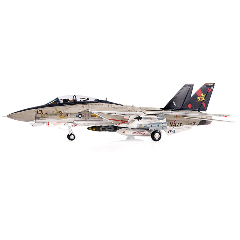 Grumman F-14B Tomcat VF-11 “Red Rippers” THANKS FOR THE RIDE 2005, 1:72 Scale Diecast Model Left Side View