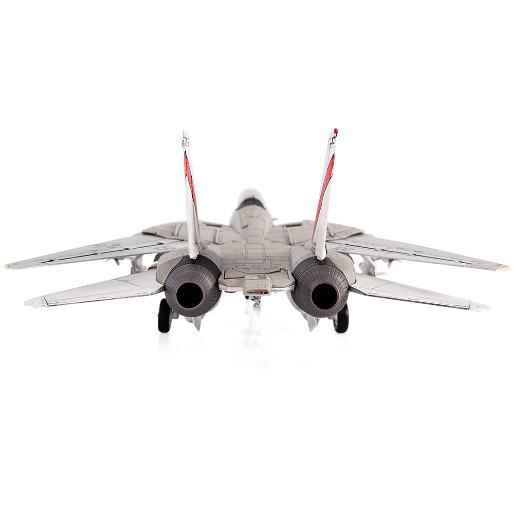 Grumman F-14A Tomcat VF-41 “Black Aces” USS Nimitz 1978, 1:72 Scale Diecast Model Rear View