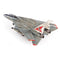 Grumman F-14A Tomcat VF-14 “Tophatters” USS Theodore Roosevelt 1999, 1:72 Scale Diecast Model Left Rear View