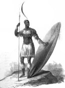 King Shaka  European Artist Depiction  1824
