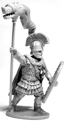 Late Roman Unarmored Infantry, 28 mm Scale Model Plastic Figures Command Example