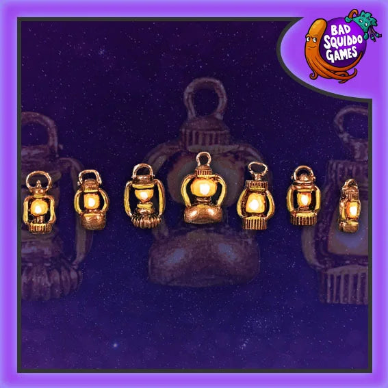 Lanterns (7) 28 mm Scale Models