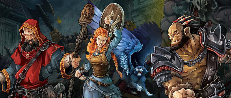 Zombicide: Green Horde: Friends and Foes Expansion Game Set Illustration