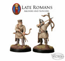 Late Roman Archers And Slingers, 28 mm Scale Model Plastic Figures Example Painted Archers