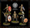 Late Roman Armored Infantry, 28 mm Scale Model Plastic Figures Goth/Germanic Painted Example