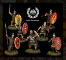 Late Roman Armored Infantry, 28 mm Scale Model Plastic Figures Late Roman Painted Example