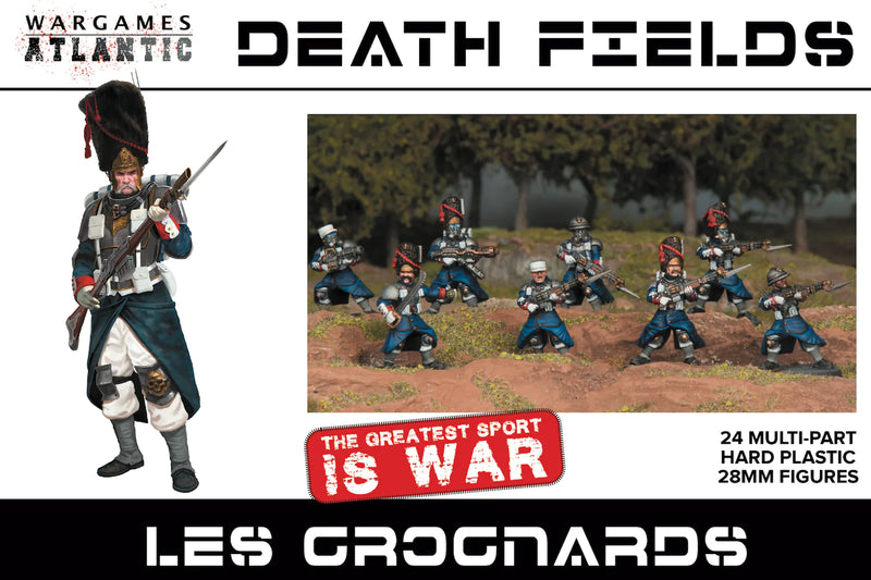 Les Grognards Infantry, 28 mm Scale Model Plastic Figures
