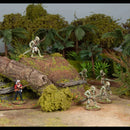 Lizardmen, 28 mm Scale Model Plastic Figures Diorama