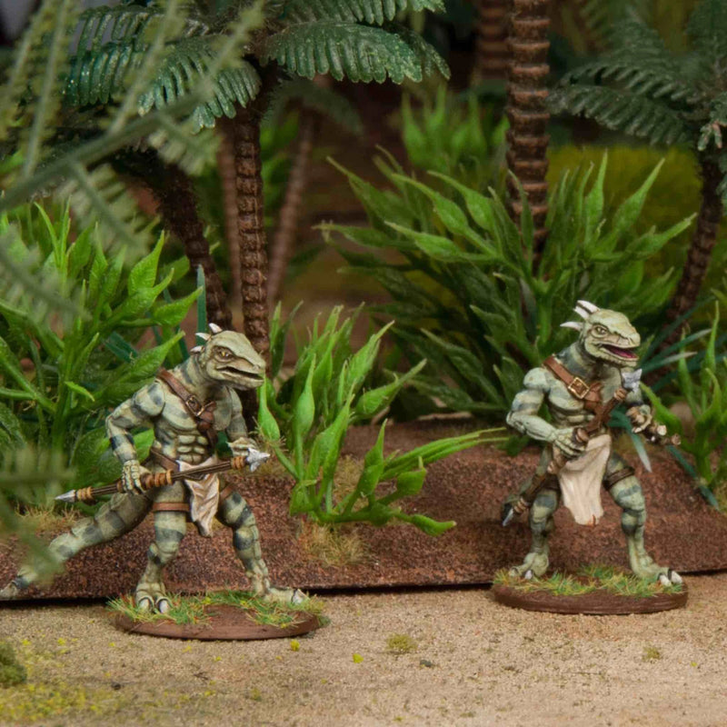 Lizardmen, 28 mm Scale Model Plastic Figures
