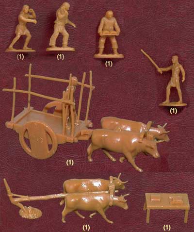 California Mission Indians (Figure Set