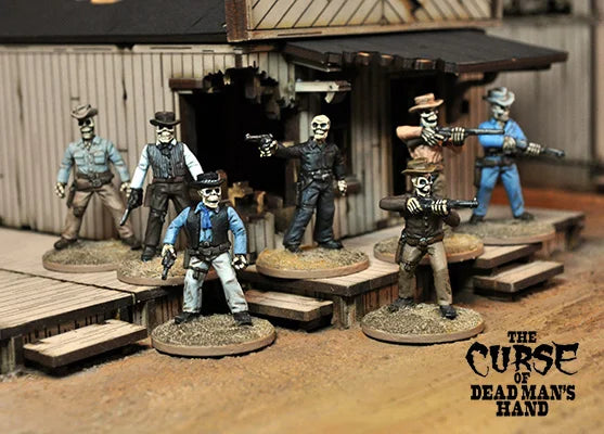 Dead Man’s Hand The Malevolent Seven 28 mm Scale Metal Figures Painted Example