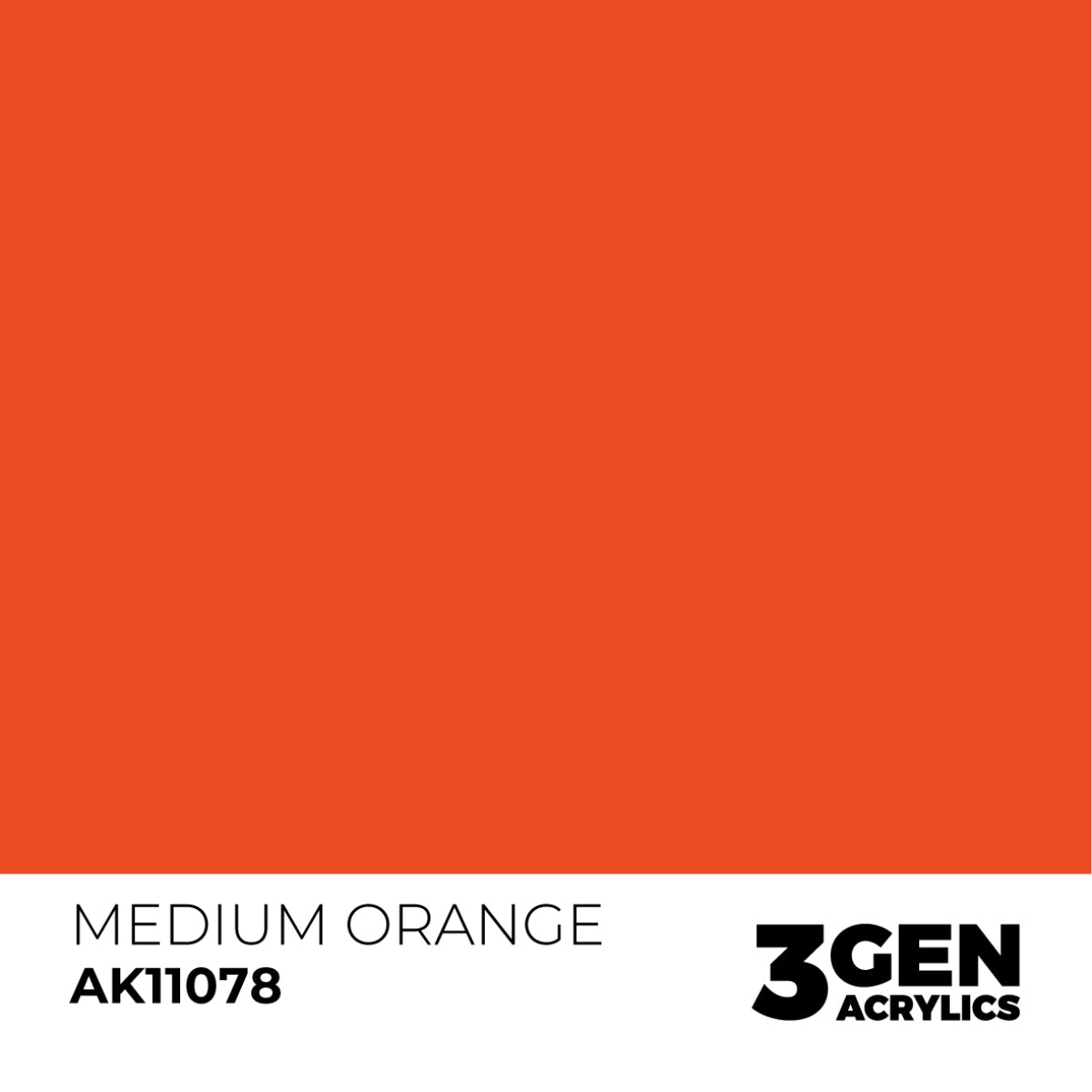 Leather And Buckles Acrylic Paint Set (Box of 6 Paints) Medium Orange Color Sample