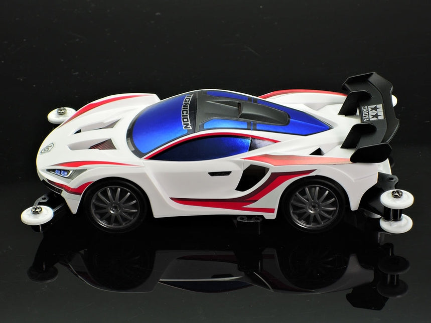 Mini 4WD JR Ignicion Kit w/ MA Chassis 1/32 Scale Side View