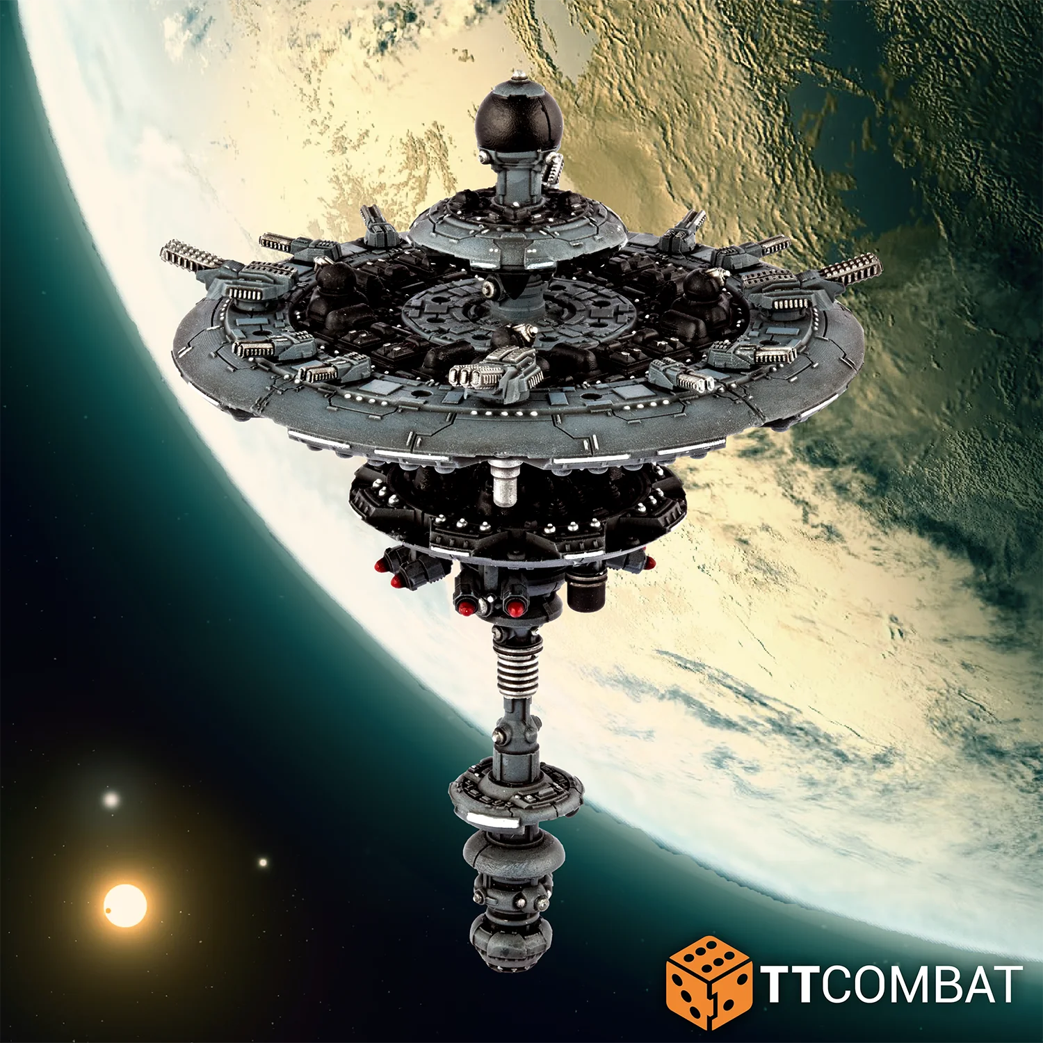 Dropfleet Commander Modular Space Stations Example 2