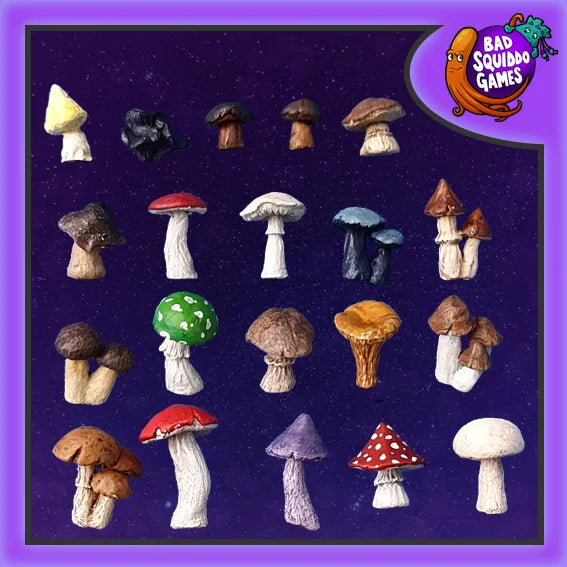 Mushrooms (20) 28 mm Scale Models