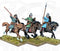 Norman Unarmored Cavalry, 28 mm Scale Model Plastic Figures Example Option 1