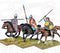 Norman Unarmored Cavalry, 28 mm Scale Model Plastic Figures Example Option 3