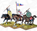 Norman Unarmored Cavalry, 28 mm Scale Model Plastic Figures Example Option 4