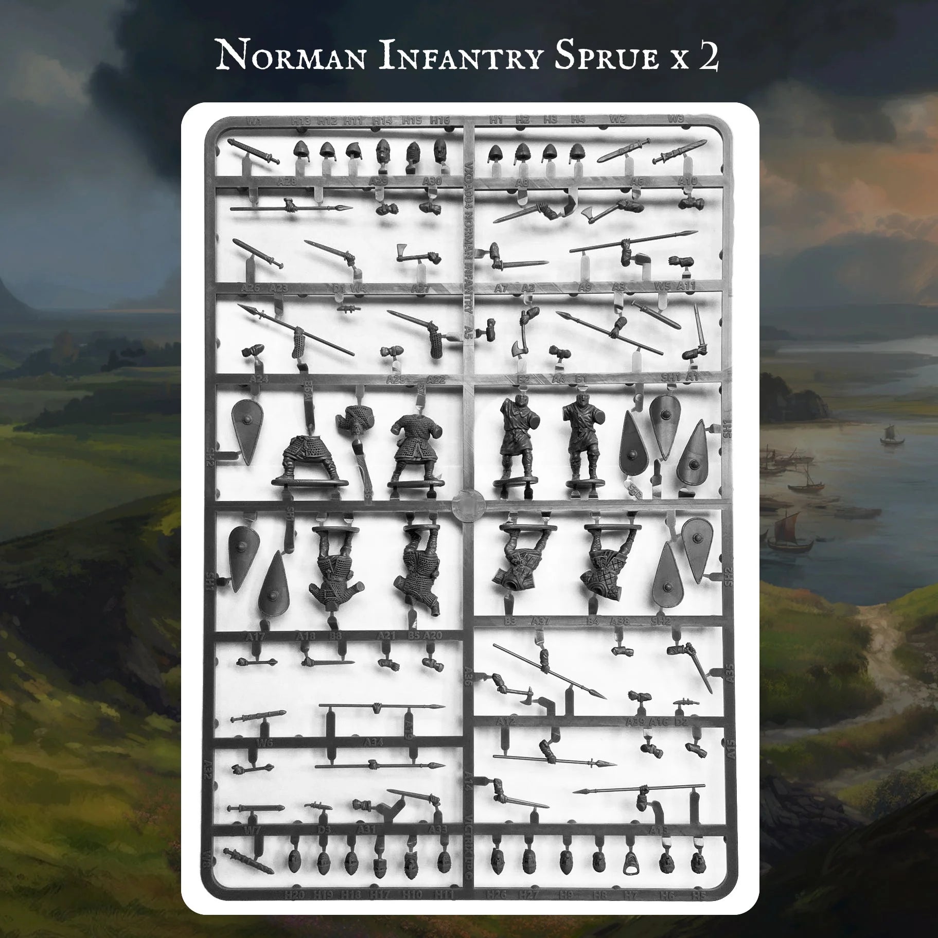 Victrix Limited Pillage Norman Warband 28 mm Scale Model Plastic Figures