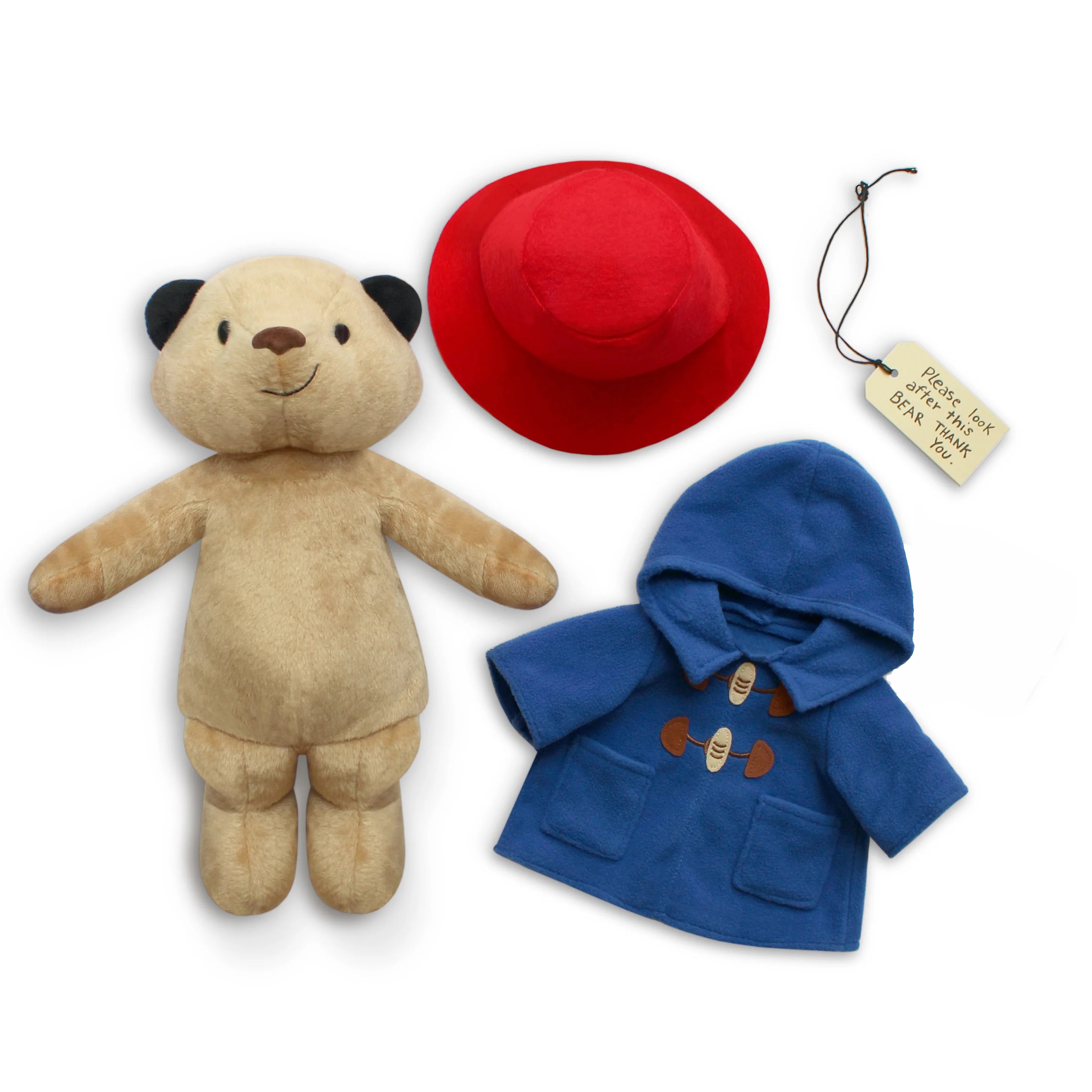 Classic Seated Paddington Bear 8.5” Soft Toy Contents 