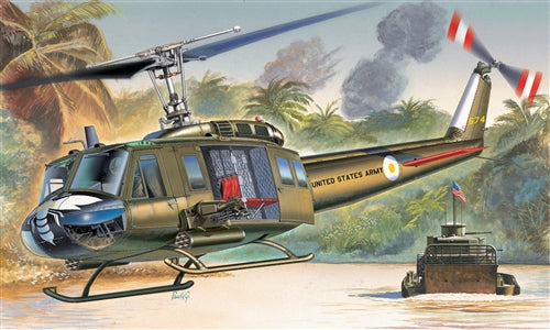 Bell UH-1D Iroquois (Slick) 1/72 Scale Model Kit Box Art