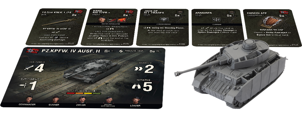 World of Tanks Panzer IV H Wave II Expansion Cards