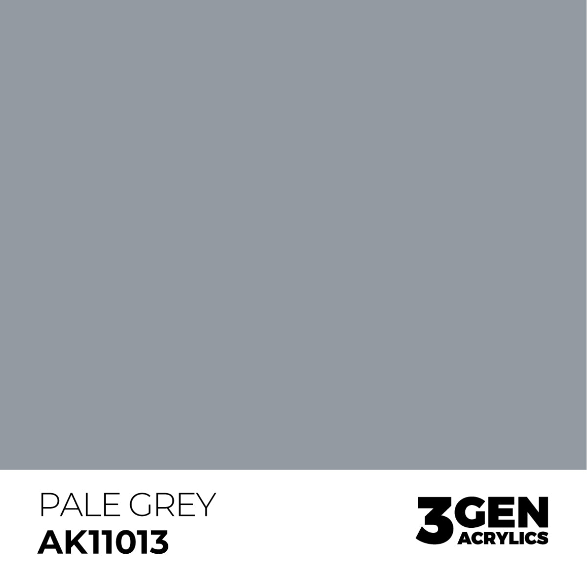 Modern Russian Colors Vol 1 Acrylic Paint Set Pale Grey Color Sample