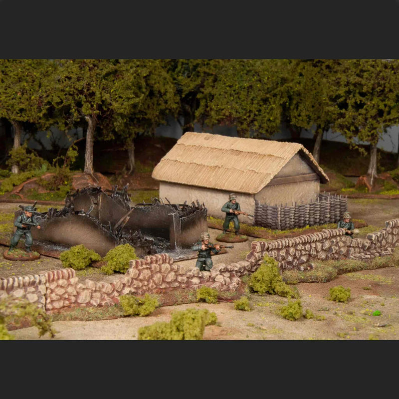 Panzer Lehr Division, 28 mm Scale Model Plastic Figures Example Diorama