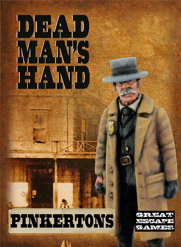 Dead Man’s Hand Pinkertons 28 mm Scale Metal Figures