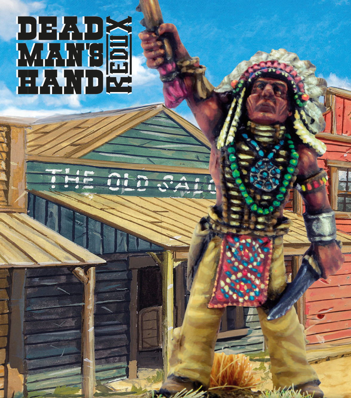 Dead Man’s Hand Plains Indians 28 mm Scale Metal Figures