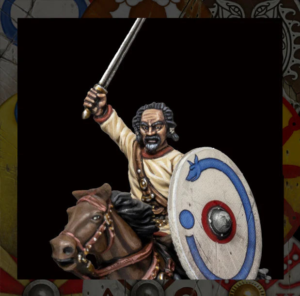 Late Roman Unarmored Cavalry, 28 mm Scale Model Plastic Figures Swordsman Close Up