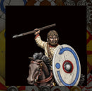 Late Roman Unarmored Cavalry, 28 mm Scale Model Plastic Figures Javelin Close Up
