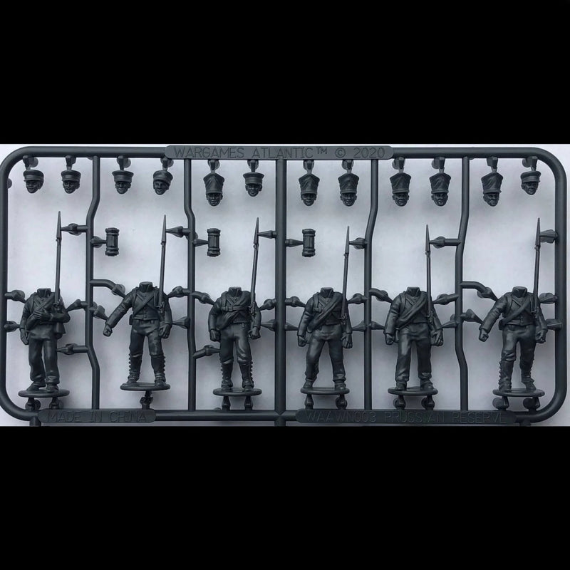 Prussian Reserve (1813-1815), 28 mm Scale Model Plastic Figures Front of Example Frame