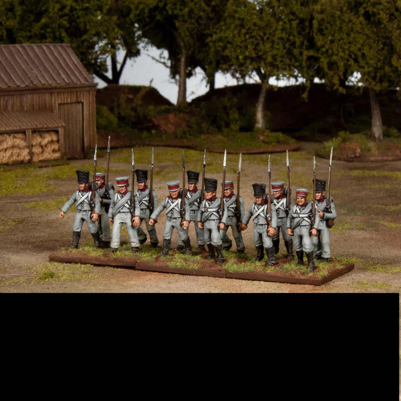 Prussian Reserve (1813-1815), 28 mm Scale Model Plastic Figures Example Diorama