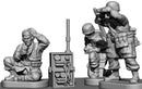 German Fallschirmjäger WWII,  1:144 (12 mm) Scale Model Plastic Figures Radio Team Close Up