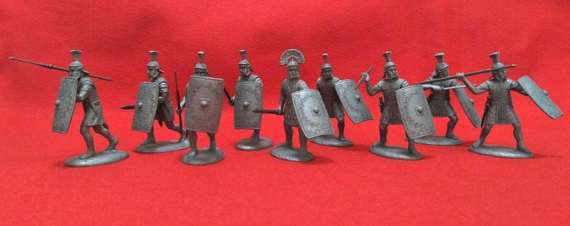 Early Imperial Roman Legionaries (Legio II Augusta), 60 mm (1/30) Scale Plastic Figures