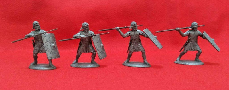 Early Imperial Roman Legionaries (Legio IX Hispana), 60 mm (1/30) Scale Plastic Figures Side View