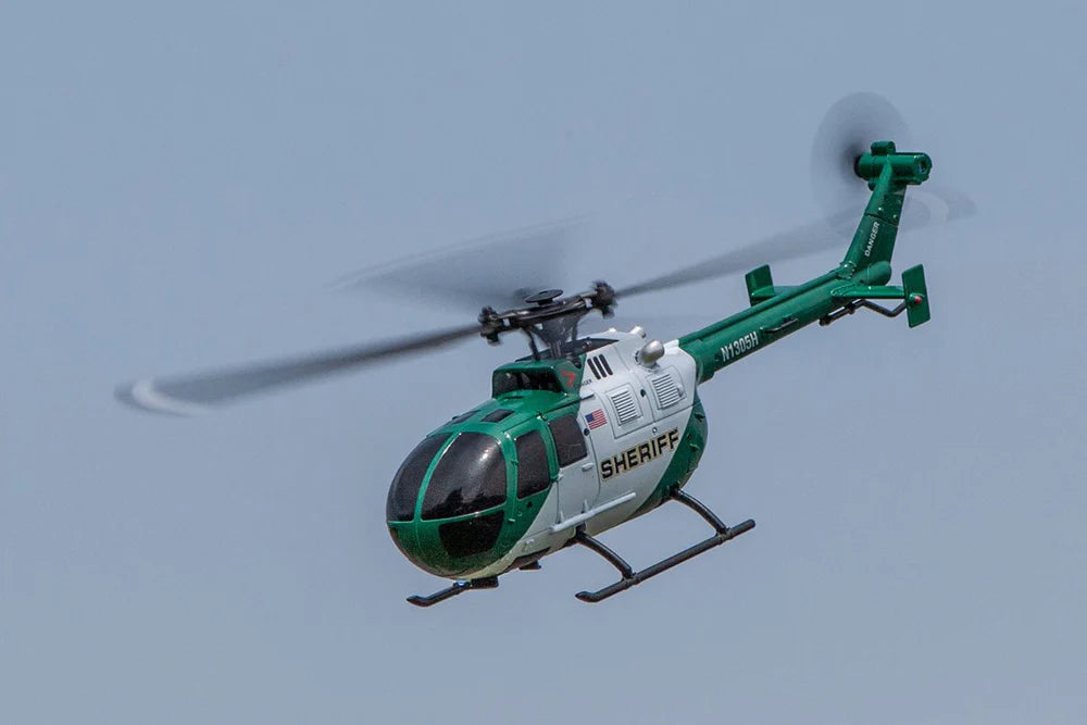 Hero-Copter, 4-Blade RTF Helicopter; Sheriff In Flight